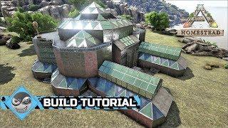 Ark: Survival Evolved: How to build a Kibble Farm - Homestead Build tutorial (No Mods)