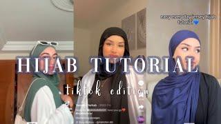 Hijab Tutorial Tiktok edition - hijab style - everyday hijab style| Pinkhoney | + modest outfits