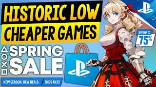 Tons of Amazing HISTORIC LOW PRICES PSN Spring Sale 2025 PS5/PS4 Game Deals! Great Games CHEAPER!