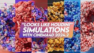 "Looks like Houdini!" Extremely Fast Simulations in Cinema 4D 2024.2