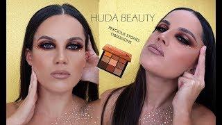 HUDA BEAUTY PRECIOUS STONES TOPAZ OBSESSIONS PALETTE TUTORIAL | Ivana Beauty Artist