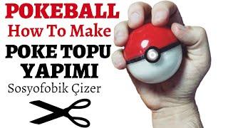 How to make Pokemon Pokeball (Eng sub) /Evde Poke Topu Nasıl Yapılır?