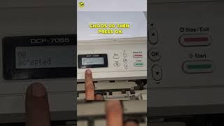 Brother DCP 7055 Replace Toner Error Solve