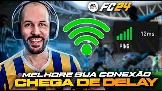 EA FC 24 - SEUS JOGADORES ESTÃO PESADOS? REDUZA O DELAY E VEJA SE O PROBLEMA É SUA CONEXÃO