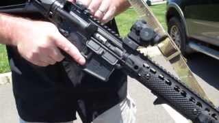 KAC full auto suppressed SR-16 on FIREClean