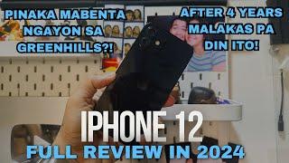 IPHONE 12 FULL REVIEW IN 2024! - AFTER 4 YEARS PERO STILL NAPAKA SULIT PA DIN DAHIL 5G NA!