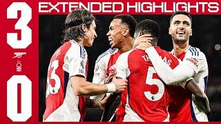 BACK TO WINNING WAYS!  | EXTENDED HIGHLIGHTS | Arsenal v Nottingham Forest (3-0) | Premier League