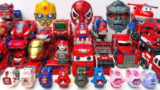 New Transformers KO Robot Watch - Rise of Red Color Tobot Carbot Toys: Optimus Prime Rage Superheros