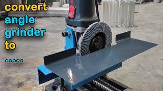 How to Convert an Angle Grinder to a Bench Grinder – Use All Its Ability