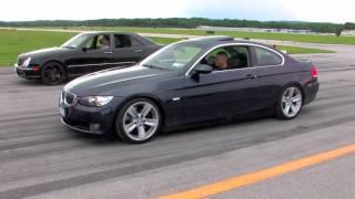 Mercedes E55 AMG vs. BMW 335i Coupe