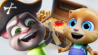 NEW ⭐ Talking Tom - Secret Treasure Hunt  Cartoon for kids Kedoo Toons TV