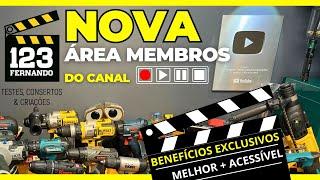 NOVIDADE ÁREA MEMBROS DO CANAL #123fernando. BENEFÍCIOS EXCLUSIVOS PARA FÃS APOIADORES DO CANAL 