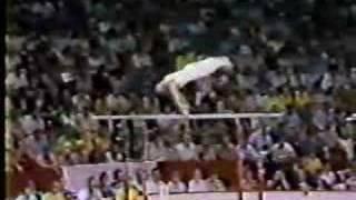 1976 Olympics gymnastics Sawao Kato parallel bars