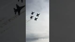 USAF Thunderbirds Formation Readjustment #shorts