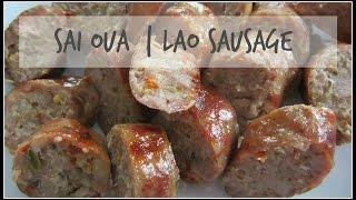 How to make SAI OUA | Lao Sausage | House of X Tia | #laofood #laos