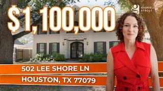 Experience luxury living at 502 Lee Shore Lane in the Energy Corridor in Houston, TX! 