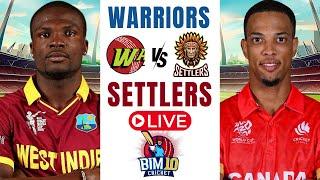 Barbados T10 live - Settlers vs Warriors Live | Barbados T10 live today | Barbados T10 league live