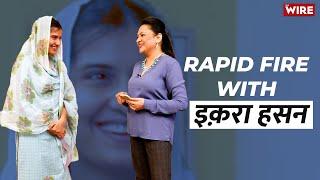 Rapid Fire with Iqra Hasan Choudhury