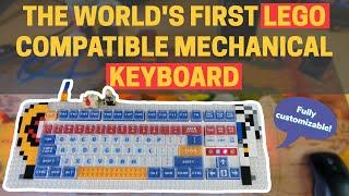 Pixel Keyboard - World's first brick compatible mechanical keyboard