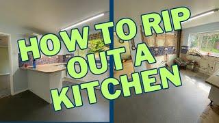 How to rip out a kitchen ready for a refit