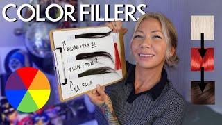 hair color fillers explained- going darker to avoid green hair | 2024