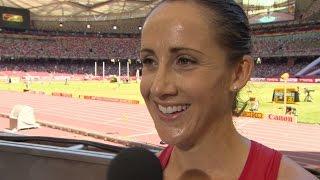 WCH 2015 Beijing - Shannon Rowbury USA 1500 Metres Heat 1