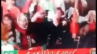 BTS lightstick in Imran Khan's jalsa in Gujranwala