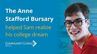 Sam Forbes - Anne Stafford Light Up the Future Bursary Recipient