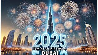 Dubai New Year Fire Works 2025 | Burj Khalifa Fire Works 2025