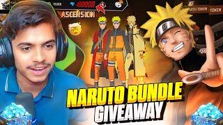 Naruto Evo Bundle Giveaway   || FREE FIRE FULL MAP GAMEPLAY 