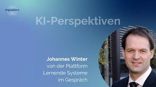 Perspektiven auf KI: Johannes Winter von Lernende Systeme im Gespräch