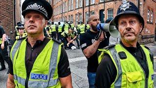 ANTIFA Get Arrested Trying To stop UKIP March