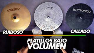 Probando platillos de BAJO VOLUMEN | On-Stage Low Volume Cymbals