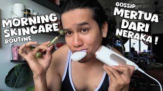 SKINCARE ROUTINE BARU UNTUK GDIN  | GOSSIP : MERTUA DARI NERAKA ! | MALAYSIA LIVING ALONE VLOG