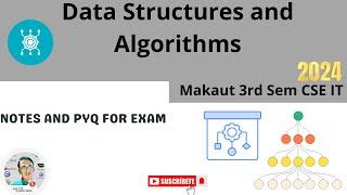 Data Structure and Algorithm Exam Notes & PYQ▶️Makaut #makaut #dsa #exam #notes #algo #india