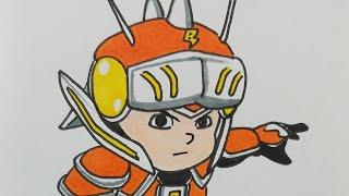 Lukis Boboiboy Windara Yang MUDAH .. | #Boboiboy #boboiboygalaxy