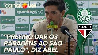 ABEL FERREIRA VÊ TOQUE EM VITOR ROQUE NO PÊNALTI, MAS ENTENDE REVOLTA DO SÃO PAULO