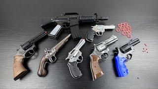 Realistic Toy Guns ! Metal Revolvers and Exploding Pistols - Quality Metal Weapons