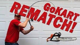 Fishing rod challenge! Can I break an Ugly Stik GX2?! GOKART REMATCH!