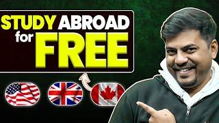 How to Study Abroad in 2025 for Free? | Fully Funded Scholarships | Harsh Sir