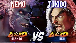 SF6 ▰ NEMO (Blanka) vs TOKIDO (Ken) ▰ High Level Gameplay