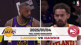 #NBA #洛杉磯湖人 vs #亞特蘭大老鷹  全場賽事精華｜20250104｜#LosAngelesLakers vs #AtlantaHawks