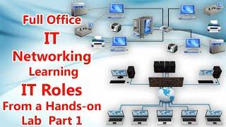 Full Office IT Networking | Learning IT roles from a hands-on lab | Part 1