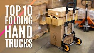 Top 10: Best Folding Hand Trucks in 2023 / Portable Hand Cart Dolly with Telescoping Handle