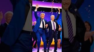 Donald Trump and Joe Biden dancing on stage #dance #talent #amazingtalent #amazing