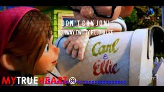  Don't Cry Joni - Lyric Video  Animation | Conway Twitty ft. Joni Lee || 4K