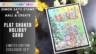 STAMPTEMBER AALL & Create | Flat Shaker Card