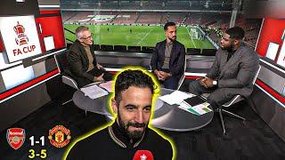 Arsenal vs Man United 1-1 (3-5) Analysis and Interviews  Amorim beats Arteta on penalties |Fa Cup