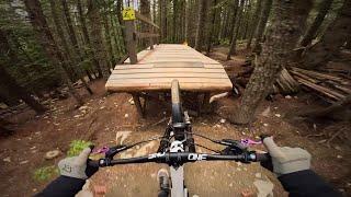 First Ride on my new Downhill Bike size Large in Whistler!