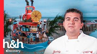 Gran pastel luminoso por la reconstrucción de Atlantic City | Cake Boss | Discovery H&H